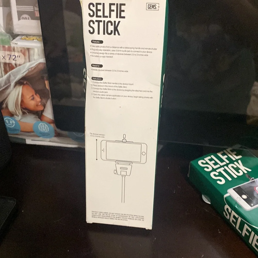 Selfie stick great for hiking and traveling places with nice views